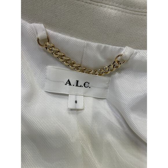 Alc Ltd 'Sedgwick II' White Jacket Size 8 - Picture 4 of 5